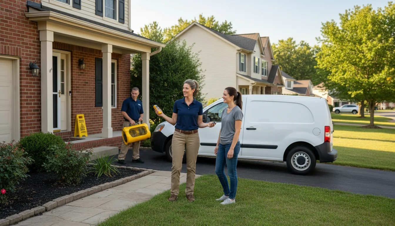 Water restoration image for Water Damage & Restoration Services in Reedsville, OH